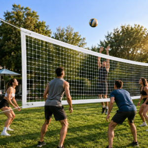 Professional Volleyball Replacement Net with Storage Bag - Standard 32FT x 3FT